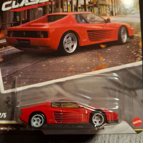 Hot Wheels Premium Ferrari Testarossa diecast car