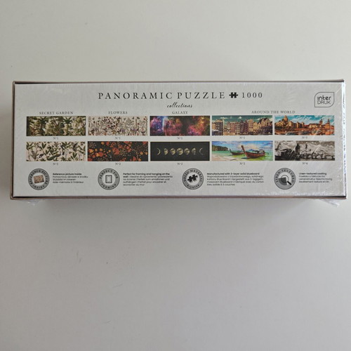 Panoramic Puzzle 1000 Pieces Secret Garden Interdruck new