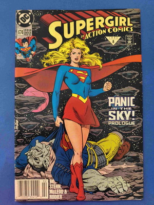 Action Comics 674 used, grade VF or above