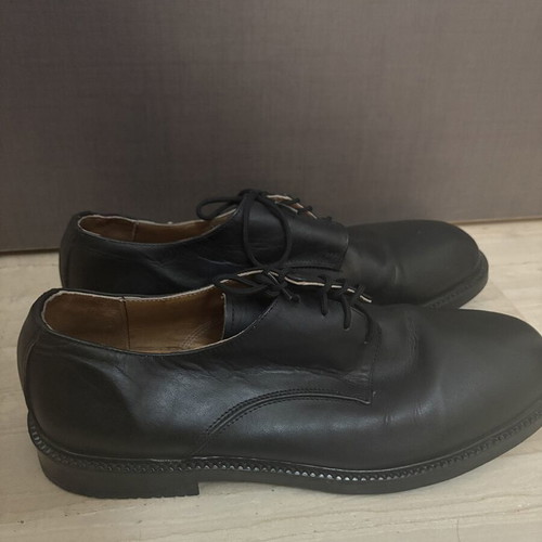 Olympos men's leather derby shoes size 44 black like new