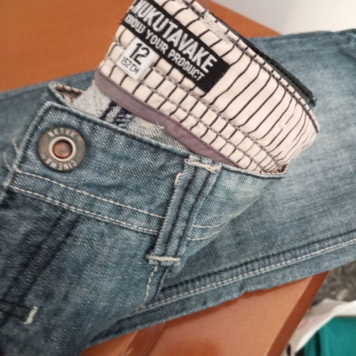 Boy's denim jeans, size 152 cm, grey