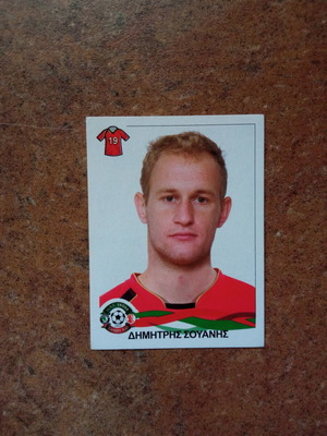 Panini Superleague Ελλάδα 2009-2010 αυτοκόλλητο Νο329 Δημήτρης Σουάνης Ξάνθη καινούργιο