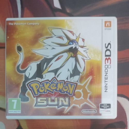 Pokemon Sun Nintendo 3DS game like new, authentic and complete