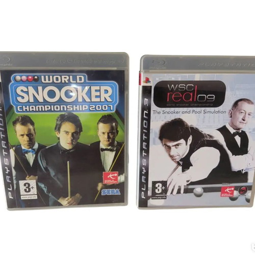 Snooker games used, World Championship Snooker 2007 and WSC Real 09 for PS3