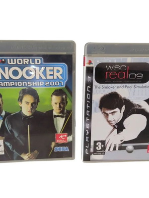 Snooker games used, World Championship Snooker 2007 and WSC Real 09 for PS3