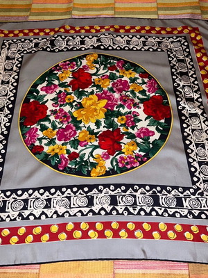 Givenchy scarf used, large with beautiful colors