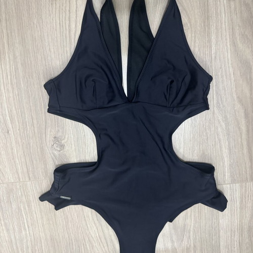 One-piece swimsuit used, size L, black