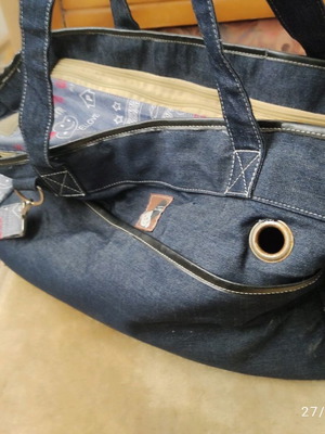 Dog carrier bag used, size M 50x20x30, Touchdog