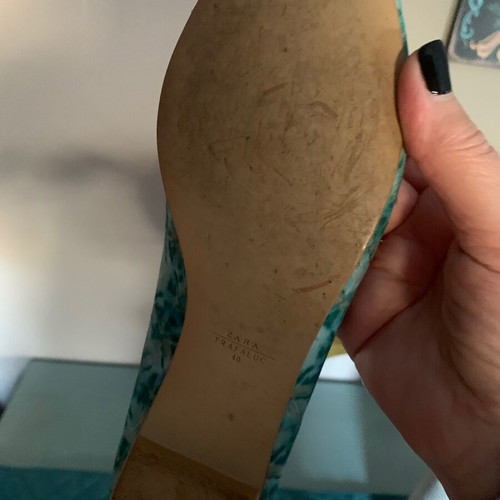 Zara ballerinas like new, multicolor, size 40