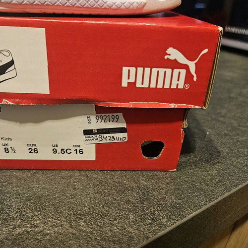 Puma athletic shoes used for girl size 26
