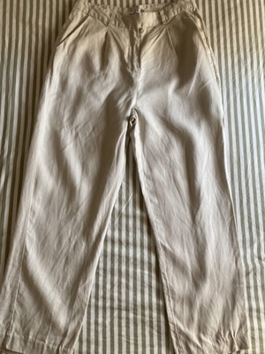 Na-Kd beige pants used, size 40, high rise