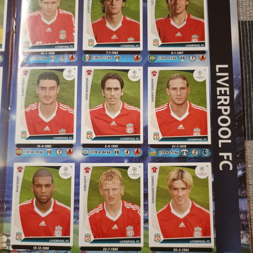 Panini UEFA Champions League 2009-2010 sticker album like new, complete