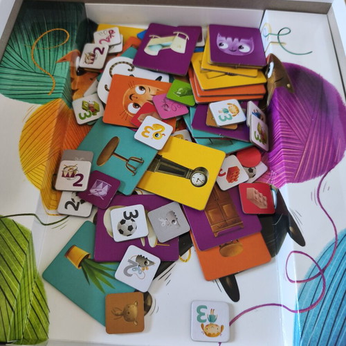 Mαλλιά κουβάρια board game like new, 5+ years, 2-4 players