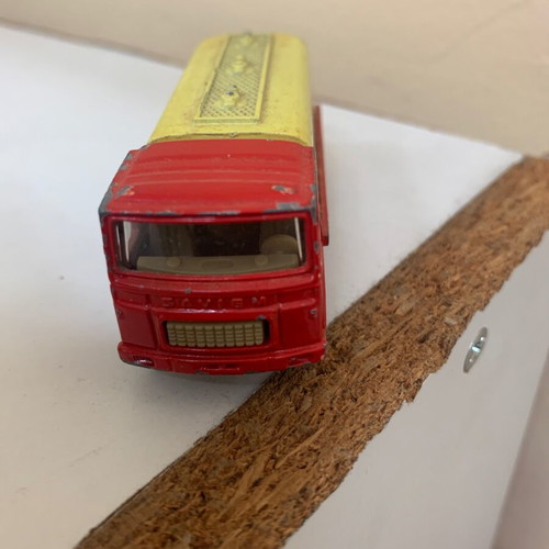 Majorette Shell Vintage 70s Toy Tanker Used, Metal, Made in France