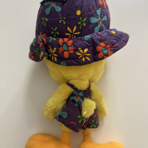 Tweety Bird plush collectible like new, floral hippie style