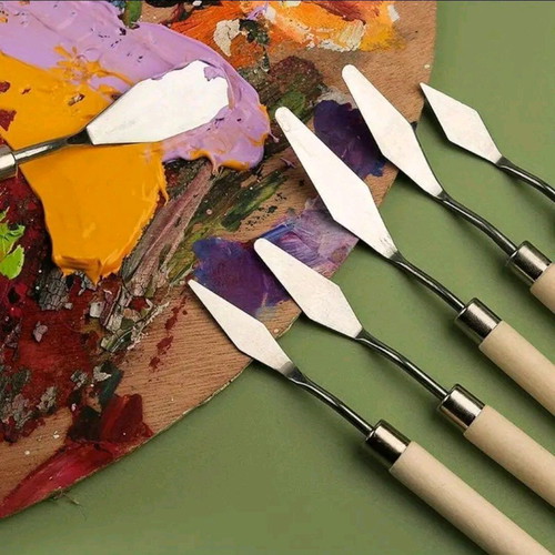 Painting spatulas new, set of 7 pieces