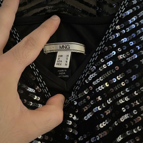 Mango dress black new size M / 38 / 10