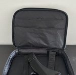 Laptop bag with shoulder strap like new, black