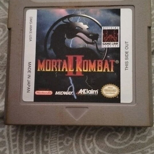 Gameboy cartridge Mortal Combat 2 used in good condition