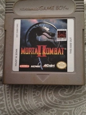 Gameboy cartridge Mortal Combat 2 used in good condition