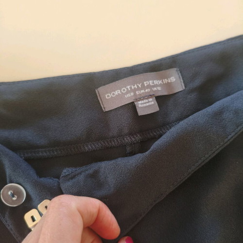 Dorothy Perkins pants used, size 40, dark blue