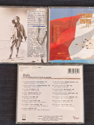 Eros Ramazzotti and Italian music CD collection, pack of 3