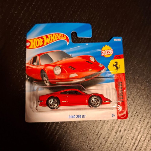 Ferrari Dino 206 GT Hot Wheels 2026 new in box