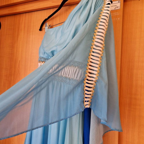 Shine2gether ombre dress new, size Small / Medium, blue turquoise