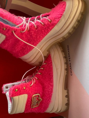 Chiara Ferragni pink boots new, size 39