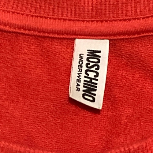Moschino sweatshirt used, red coral, size XL