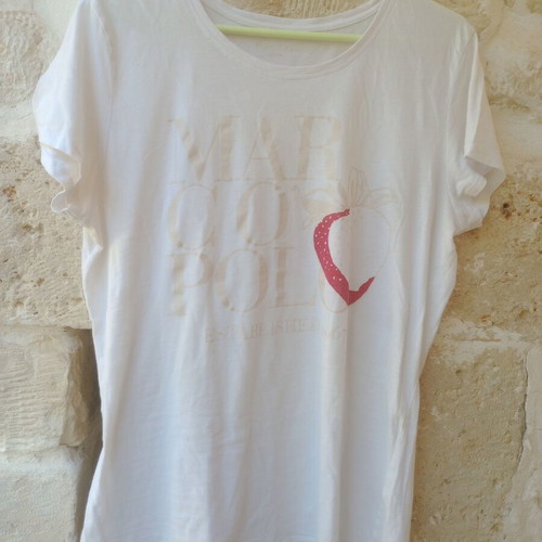 Marc O'Polo women's t-shirt L used, white