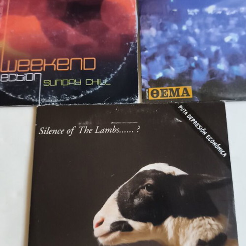 CDs electronic genre used, pack of 3