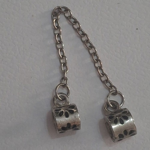 Security chain used, decorative for bracelet, silver color