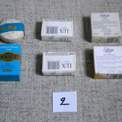 Soaps new, pack of 6 pieces 4711 Lux Cottage Vintage Rare