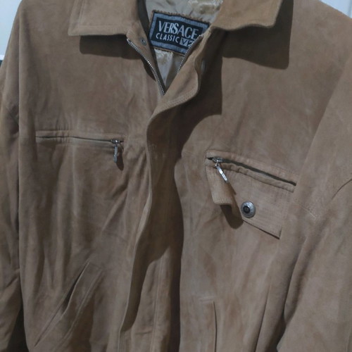 Versace suede jacket vintage collectible