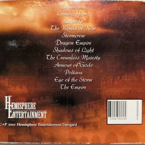 Isengard Crownless Majesty CD digipak 2001 near mint metal