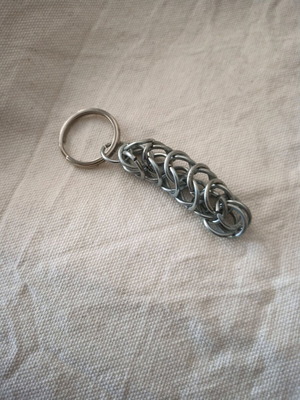 Μπρελόκ ατσάλι σαν καινούργιο, box knot