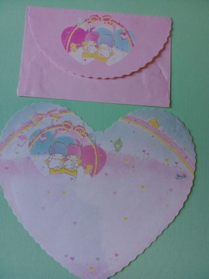 Sanrio Twins Stars stationery set like new