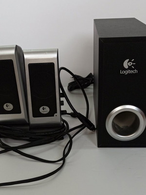 Ηχεία Logitech S200 σαν καινούργια 2.1 σε μαύρο/ασημί