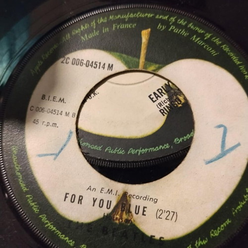 Various vinyl records used