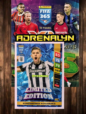 Κάρτα Konstantinos Koulierakis Limited Edition Fifa 365 2025 Adrenalyn XL PAOK καινούργιο