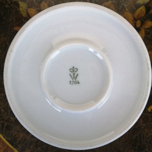 Wallendorf Crown 1764 porcelain decorative container used