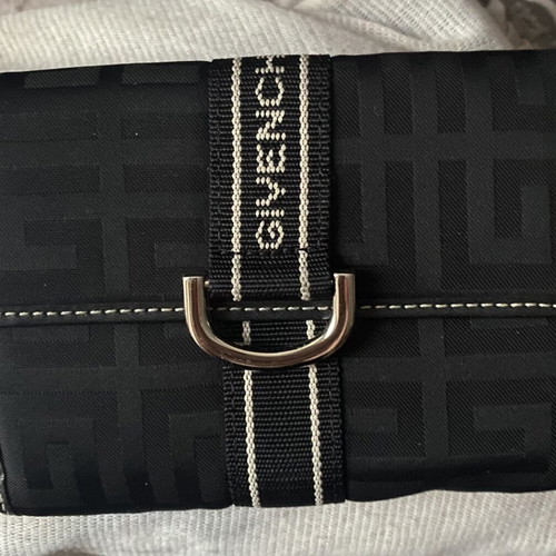 Givenchy Vintage Monogram Canvas & Leather Wallet