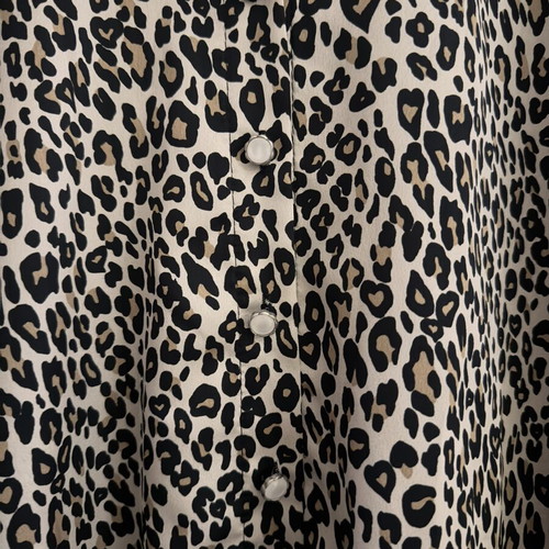 Leopard shirt dress Fashion Plus oversize, like new, beige and brown