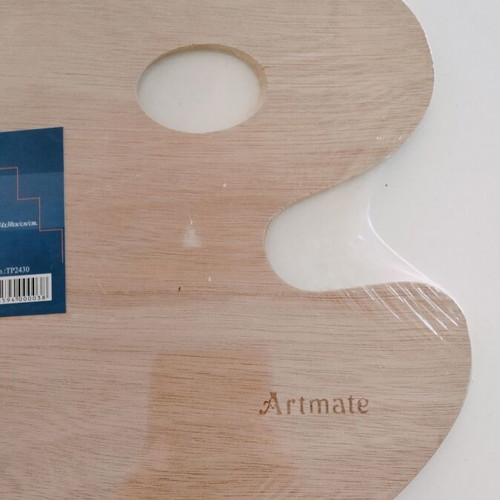 Artmate wooden painting palette 24x30 cm, sealed