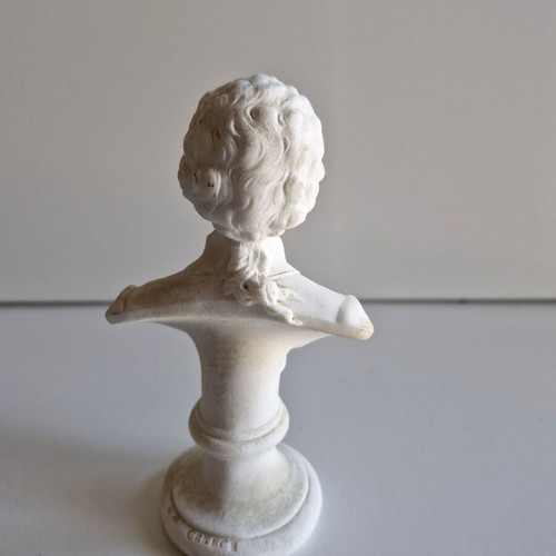 Small marble Mozart bust like new
