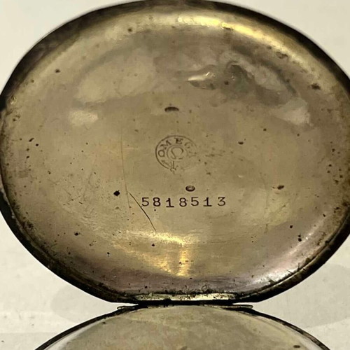 Omega vintage pocket watch early 20th century used, not working