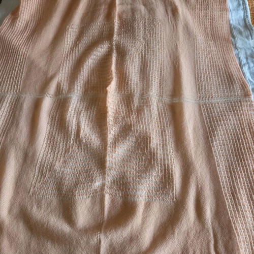Woolen women's scarf like new, orange