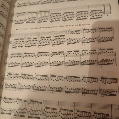 C.L.HANON piano music learning book like new