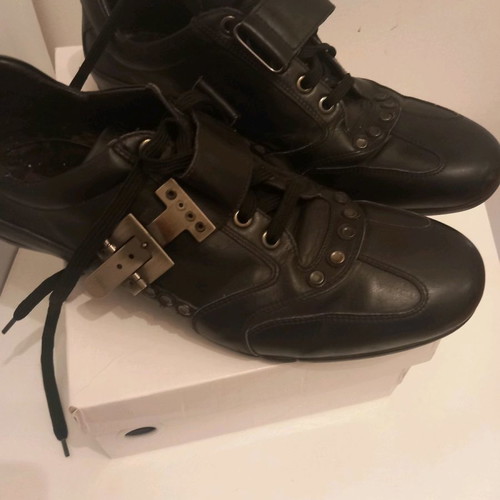 Cesare Paciotti shoes used, men's black size 39